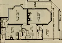 Picture 463 of 721 from Practical bungalows and cottages for town and country, perspective views and floor plans for three hundred low and medium priced houses and bungalows .. (1916), leaf 380