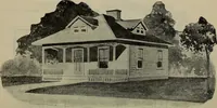 Picture 472 of 721 from Practical bungalows and cottages for town and country, perspective views and floor plans for three hundred low and medium priced houses and bungalows .. (1916), leaf 389