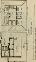 An illustration from Practical bungalows and cottages for town and country, perspective views and floor plans for three hundred low and medium priced houses and bungalows .. (1916)