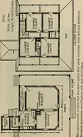 Picture 478 of 721 from Practical bungalows and cottages for town and country, perspective views and floor plans for three hundred low and medium priced houses and bungalows .. (1916), leaf 394
