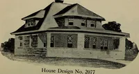Picture 483 of 721 from Practical bungalows and cottages for town and country, perspective views and floor plans for three hundred low and medium priced houses and bungalows .. (1916), leaf 399