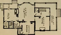 Picture 28 of 721 from Practical bungalows and cottages for town and country, perspective views and floor plans for three hundred low and medium priced houses and bungalows .. (1916), leaf 40