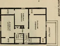 Picture 492 of 721 from Practical bungalows and cottages for town and country, perspective views and floor plans for three hundred low and medium priced houses and bungalows .. (1916), leaf 408