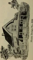 Picture 496 of 721 from Practical bungalows and cottages for town and country, perspective views and floor plans for three hundred low and medium priced houses and bungalows .. (1916), leaf 411