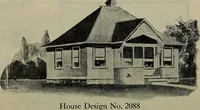 Picture 505 of 721 from Practical bungalows and cottages for town and country, perspective views and floor plans for three hundred low and medium priced houses and bungalows .. (1916), leaf 419