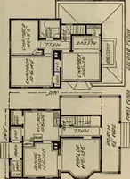 Picture 522 of 721 from Practical bungalows and cottages for town and country, perspective views and floor plans for three hundred low and medium priced houses and bungalows .. (1916), leaf 434