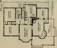 Picture 530 of 721 from Practical bungalows and cottages for town and country, perspective views and floor plans for three hundred low and medium priced houses and bungalows .. (1916), leaf 440