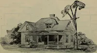An illustration from Practical bungalows and cottages for town and country, perspective views and floor plans for three hundred low and medium priced houses and bungalows .. (1916)