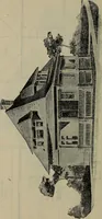 An illustration from Practical bungalows and cottages for town and country, perspective views and floor plans for three hundred low and medium priced houses and bungalows .. (1916)