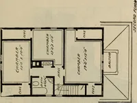 An illustration from Practical bungalows and cottages for town and country, perspective views and floor plans for three hundred low and medium priced houses and bungalows .. (1916)