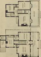 Picture 569 of 721 from Practical bungalows and cottages for town and country, perspective views and floor plans for three hundred low and medium priced houses and bungalows .. (1916), leaf 468