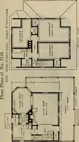 Picture 576 of 721 from Practical bungalows and cottages for town and country, perspective views and floor plans for three hundred low and medium priced houses and bungalows .. (1916), leaf 474