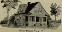 Picture 579 of 721 from Practical bungalows and cottages for town and country, perspective views and floor plans for three hundred low and medium priced houses and bungalows .. (1916), leaf 477