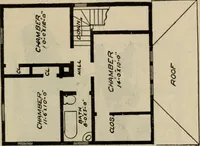 An illustration from Practical bungalows and cottages for town and country, perspective views and floor plans for three hundred low and medium priced houses and bungalows .. (1916)