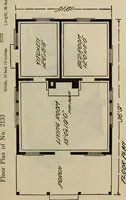 An illustration from Practical bungalows and cottages for town and country, perspective views and floor plans for three hundred low and medium priced houses and bungalows .. (1916)