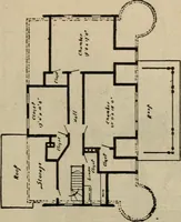 An illustration from Practical bungalows and cottages for town and country, perspective views and floor plans for three hundred low and medium priced houses and bungalows .. (1916)