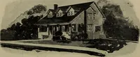 An illustration from Practical bungalows and cottages for town and country, perspective views and floor plans for three hundred low and medium priced houses and bungalows .. (1916)