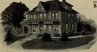 Picture 58 of 721 from Practical bungalows and cottages for town and country, perspective views and floor plans for three hundred low and medium priced houses and bungalows .. (1916), leaf 63
