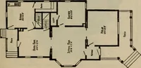 An illustration from Practical bungalows and cottages for town and country, perspective views and floor plans for three hundred low and medium priced houses and bungalows .. (1916)