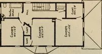Picture 91 of 721 from Practical bungalows and cottages for town and country, perspective views and floor plans for three hundred low and medium priced houses and bungalows .. (1916), leaf 90