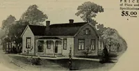 Picture 97 of 721 from Practical bungalows and cottages for town and country, perspective views and floor plans for three hundred low and medium priced houses and bungalows .. (1916), leaf 95