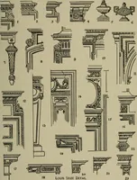 An illustration from The practical cabinet maker and furniture designer's assistant, with essays on history of furniture, taste in design, color and materials, with full explanation of the canons of good taste in furniture .. (1910)
