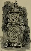 An illustration from The practical cabinet maker and furniture designer's assistant, with essays on history of furniture, taste in design, color and materials, with full explanation of the canons of good taste in furniture .. (1910)