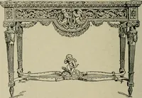 An illustration from The practical cabinet maker and furniture designer's assistant, with essays on history of furniture, taste in design, color and materials, with full explanation of the canons of good taste in furniture .. (1910)