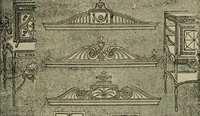 An illustration from The practical cabinet maker and furniture designer's assistant, with essays on history of furniture, taste in design, color and materials, with full explanation of the canons of good taste in furniture .. (1910)