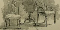 An illustration from The practical cabinet maker and furniture designer's assistant, with essays on history of furniture, taste in design, color and materials, with full explanation of the canons of good taste in furniture .. (1910)