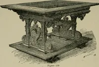 An illustration from The practical cabinet maker and furniture designer's assistant, with essays on history of furniture, taste in design, color and materials, with full explanation of the canons of good taste in furniture .. (1910)