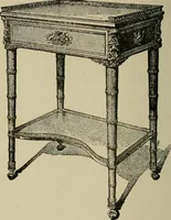 An illustration from The practical cabinet maker and furniture designer's assistant, with essays on history of furniture, taste in design, color and materials, with full explanation of the canons of good taste in furniture .. (1910)