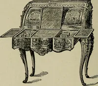 An illustration from The practical cabinet maker and furniture designer's assistant, with essays on history of furniture, taste in design, color and materials, with full explanation of the canons of good taste in furniture .. (1910)