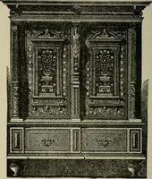 An illustration from The practical cabinet maker and furniture designer's assistant, with essays on history of furniture, taste in design, color and materials, with full explanation of the canons of good taste in furniture .. (1910)