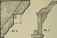 An illustration from The practical cabinet maker and furniture designer's assistant, with essays on history of furniture, taste in design, color and materials, with full explanation of the canons of good taste in furniture .. (1910)