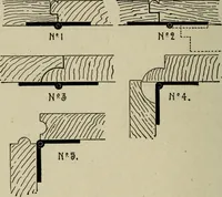 An illustration from The practical cabinet maker and furniture designer's assistant, with essays on history of furniture, taste in design, color and materials, with full explanation of the canons of good taste in furniture .. (1910)