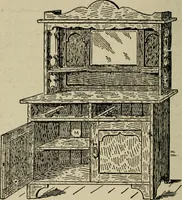 An illustration from The practical cabinet maker and furniture designer's assistant, with essays on history of furniture, taste in design, color and materials, with full explanation of the canons of good taste in furniture .. (1910)