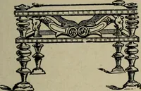 An illustration from The practical cabinet maker and furniture designer's assistant, with essays on history of furniture, taste in design, color and materials, with full explanation of the canons of good taste in furniture .. (1910)
