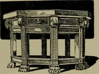 An illustration from The practical cabinet maker and furniture designer's assistant, with essays on history of furniture, taste in design, color and materials, with full explanation of the canons of good taste in furniture .. (1910)
