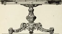 An illustration from The practical cabinet maker and furniture designer's assistant, with essays on history of furniture, taste in design, color and materials, with full explanation of the canons of good taste in furniture .. (1910)