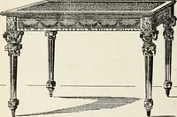 An illustration from The practical cabinet maker and furniture designer's assistant, with essays on history of furniture, taste in design, color and materials, with full explanation of the canons of good taste in furniture .. (1910)