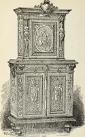 An illustration from The practical cabinet maker and furniture designer's assistant, with essays on history of furniture, taste in design, color and materials, with full explanation of the canons of good taste in furniture .. (1910)