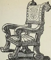 An illustration from The practical cabinet maker and furniture designer's assistant, with essays on history of furniture, taste in design, color and materials, with full explanation of the canons of good taste in furniture .. (1910)