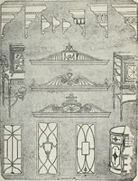 An illustration from The practical cabinet maker and furniture designer's assistant, with essays on history of furniture, taste in design, color and materials, with full explanation of the canons of good taste in furniture .. (1910)