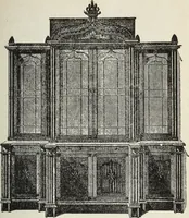 An illustration from The practical cabinet maker and furniture designer's assistant, with essays on history of furniture, taste in design, color and materials, with full explanation of the canons of good taste in furniture .. (1910)