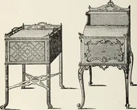An illustration from The practical cabinet maker and furniture designer's assistant, with essays on history of furniture, taste in design, color and materials, with full explanation of the canons of good taste in furniture .. (1910)