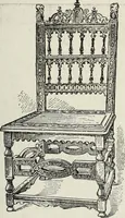 An illustration from The practical cabinet maker and furniture designer's assistant, with essays on history of furniture, taste in design, color and materials, with full explanation of the canons of good taste in furniture .. (1910)