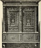 An illustration from The practical cabinet maker and furniture designer's assistant, with essays on history of furniture, taste in design, color and materials, with full explanation of the canons of good taste in furniture .. (1910)