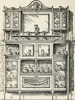 An illustration from The practical cabinet maker and furniture designer's assistant, with essays on history of furniture, taste in design, color and materials, with full explanation of the canons of good taste in furniture .. (1910)