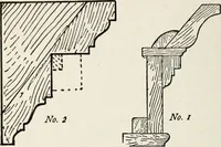 An illustration from The practical cabinet maker and furniture designer's assistant, with essays on history of furniture, taste in design, color and materials, with full explanation of the canons of good taste in furniture .. (1910)